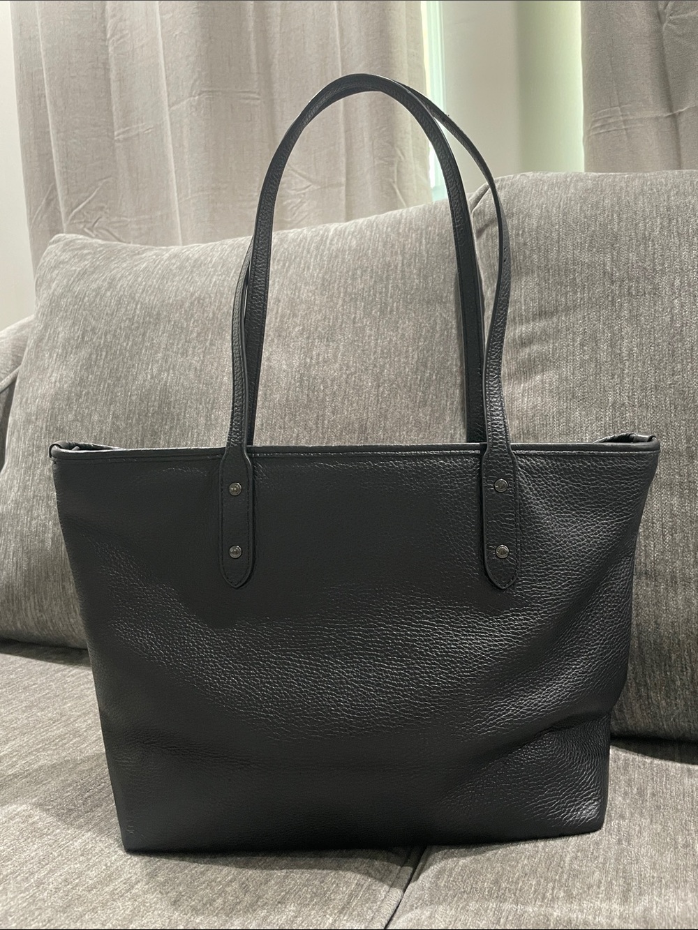 Coach Black City Zip Tote With Vandal Gummy Bear (Style F78203) Limited Edition - Picture 7 of 16